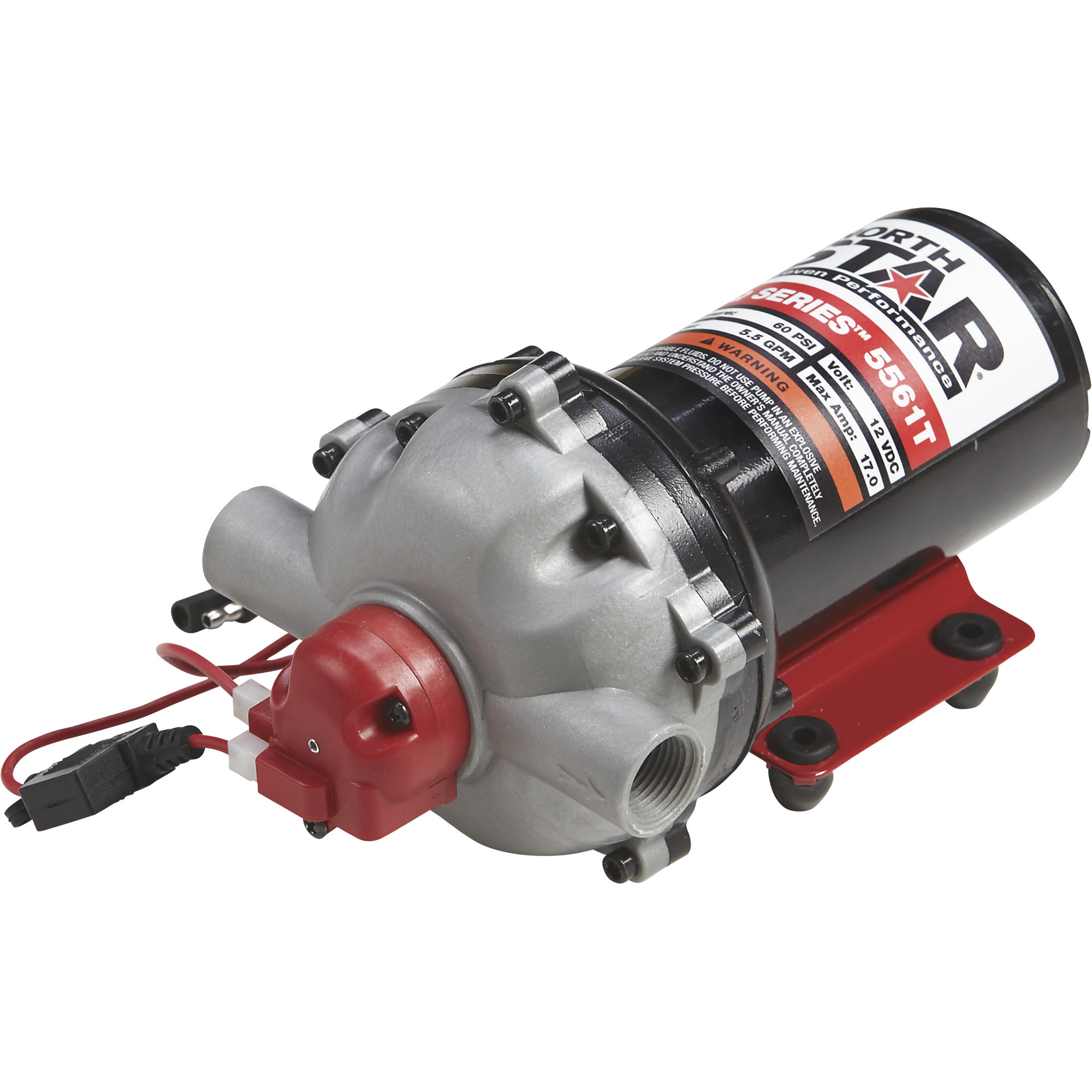 NorthStar NSQ Series 12V On-Demand Sprayer Diaphragm Pump, 5.5 GPM
